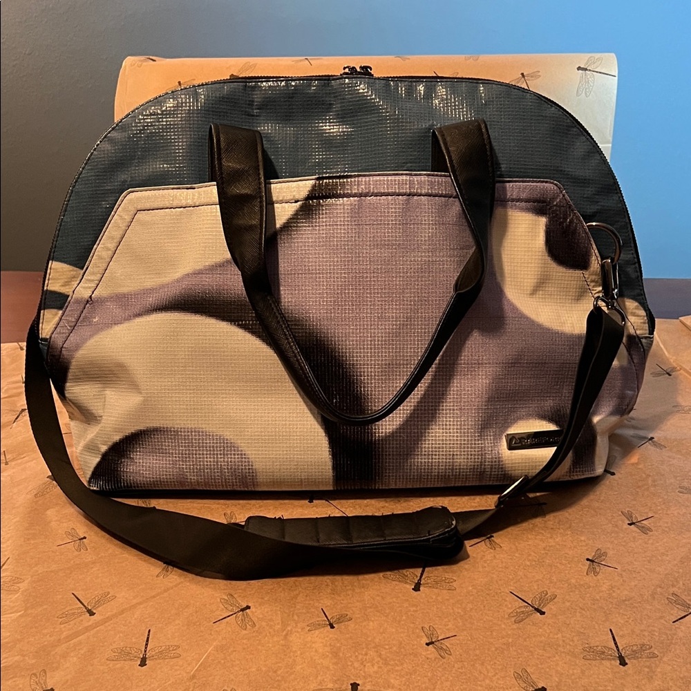 Rareform Maya Crossbody Black and Blue Bag - One of a kind